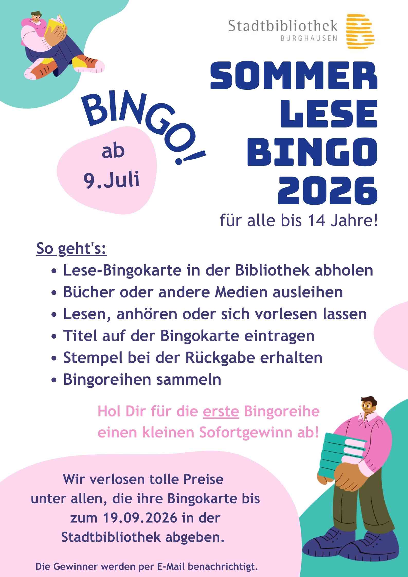 LeseBingo2026 Plakat jpg